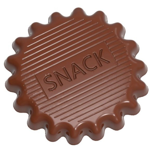 CW12164 Поликарбонатная форма для шоколада Snack Снэк 56 х 7 мм