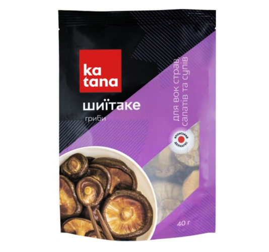 Гриб шиітаке Katana, 40 г