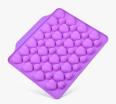 Силиконовая форма Сердечки маленькие два размера 3D, 48 шт.