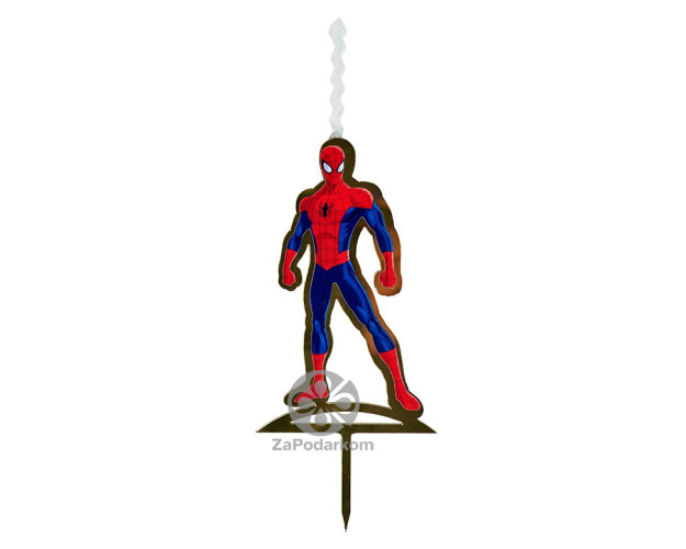 Свеча для торта Spider-Man