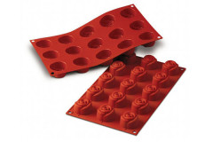 Silikomart SF074 Small Rose (мини роза) 15 ячеек 44х27 мм