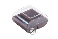 Silikomart Macado 6 BLACK упаковка для 6 макаронс черная