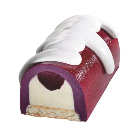Valrhona 33977 форма для для формирования рулета Бюш де Ноель Полено большое 54 х 6 х 4,5 см