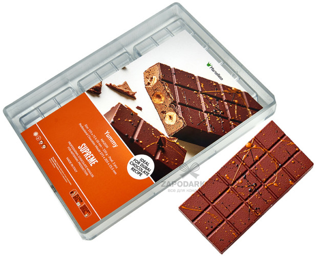 Martellato 21MA2034/MA2034 поликарбонатная форма для дубайского шоколада Yummy 155 х 75 х 20 мм