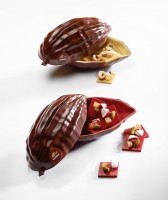 Valrhona 10842 форма для шоколада Какао Боб 13,5 х 7 см
