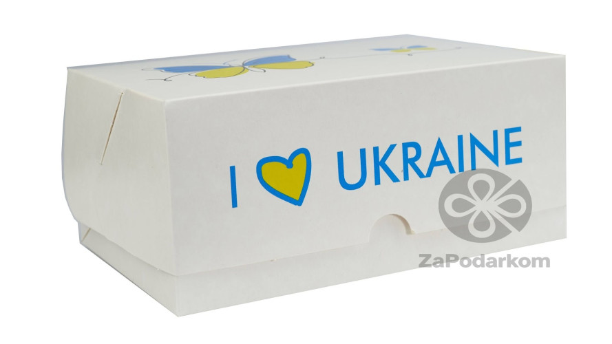 Коробка 18 х 12 х 8 см I Love Ukraine