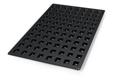 Silikomart SQ048 MINI TWIST professional силиконовая форма 88 ячеек 30х25х22 мм