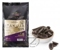Valrhona Itakuja Dark 55% моносортовый черный шоколад двойной ферментации с пюре маракуйи