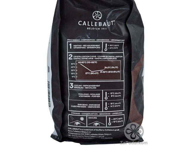 Callebaut 80% Power 80 экстра горький шоколад с низким содержанием сахара