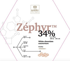Cacao barry Zephyr 34% натуральний білий шоколад (кувертюр)