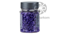 Dr.Gusto Посыпка сахарная перламутровая Сердечки фиолетовые, баночка 45 гр
