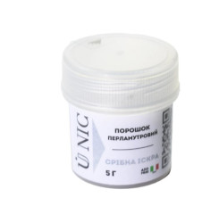 UNIC блиск харчовий (гліттер) Срібна Іскра, 5 г