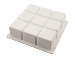 Силиконовая форма Динары Касько Cubik for cake 17,2 х 17,2 см (ручная работа)