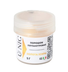 UNIC Блеск пищевой (глиттер) Золотая искра, 5 г