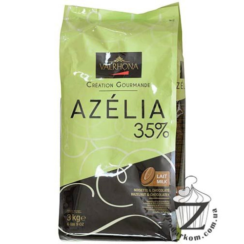 Valrhona Azelia 35% молочный шоколад с лесным орехом