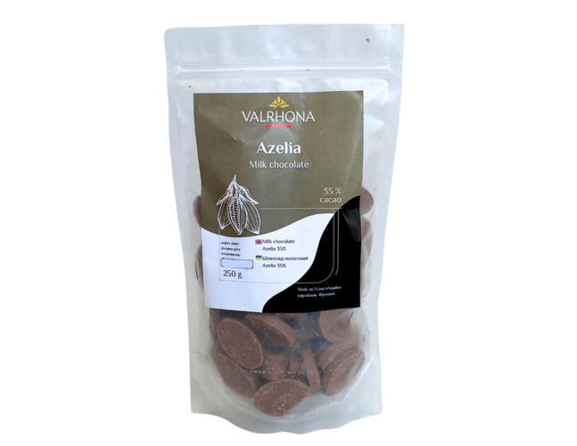 Valrhona Azelia 35% молочный шоколад с лесным орехом