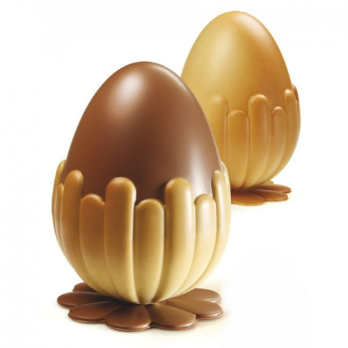 Pavoni KT129 Egg Flower форма для шоколада Яйцо фигурное 150х200 мм