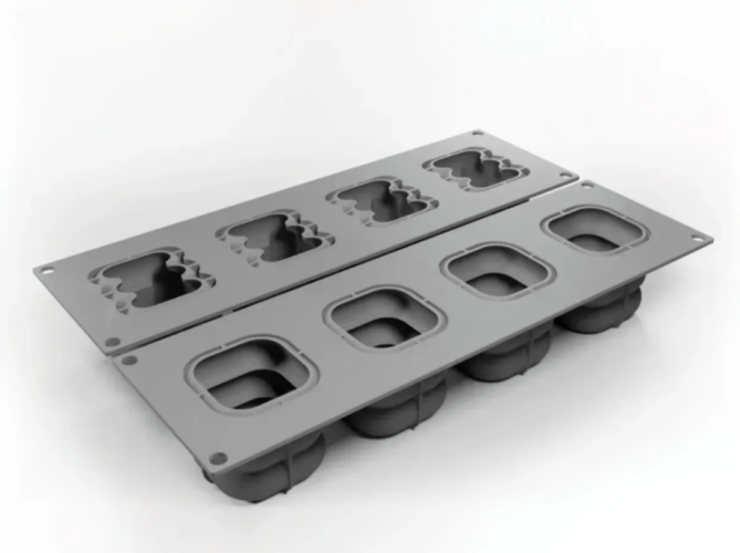 Силиконовая форма Динары Касько Mini Cubik cakes, 8 шт