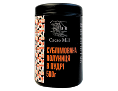 Cacaomill Сублимированная клубника порошок, 500 г