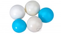 Желейные шарики микс Белые и Голубые 4-6 см, 5 шт в упаковке