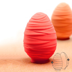Pavoni KT139 Egg Ramses форма для шоколада Яйцо фигурное 140х200 мм
