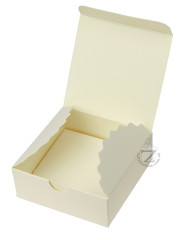 Коробка мини-бокс 8,5 х 8,5 х 3 см Белая