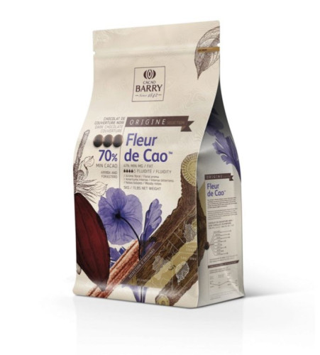 Cacao Barry Fleur de Cao 70% натуральный горький шоколад (кувертюр)