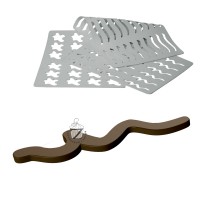 Martellato CHASIL9 шаблон для шоколадного декора Фантазия 102 х 27 мм