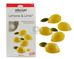 Silikomart LIMONE and LIME 30 Лимон силиконовая форма 15 ячеек 55х38х27 мм