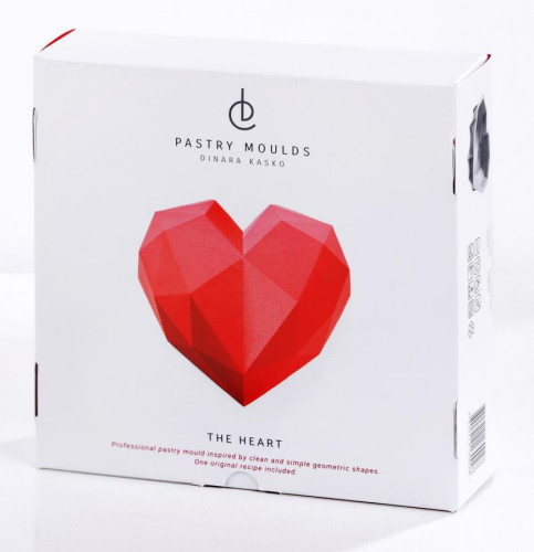 Силиконовая форма Динары Касько Heart 22,5 х 23 х 6,5 см