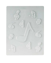 Martellato 90-13915 форма для шоколада Ноты (11 ячеек)
