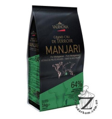Valrhona Manjari 64% чорний шоколад зі смаком сушених фруктів і горіхів