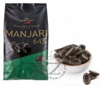 Valrhona Manjari 64% черный шоколад со вкусом сушеных фруктов и орехов