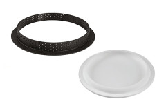 Silikomart KIT TARTE RING ROUND D190 набор силиконовая форма и кольцо для тарта