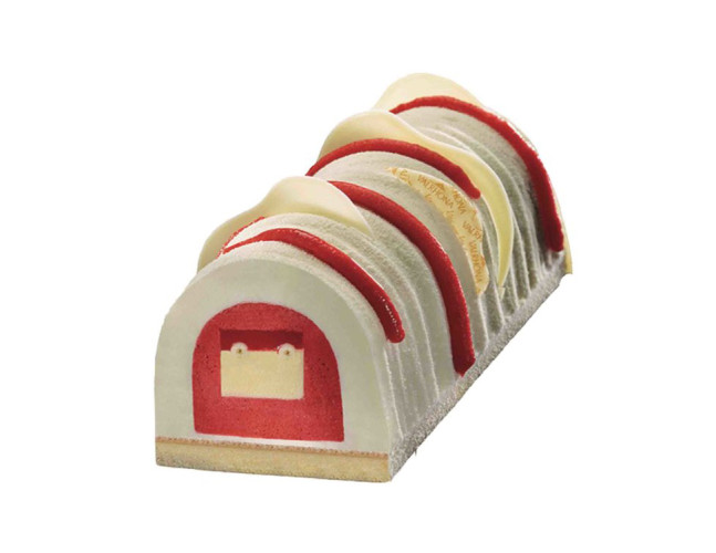Valrhona 10663 форма для для формирования рулета Бюш де Ноель Undulation 54 х 8,5 х 7 см