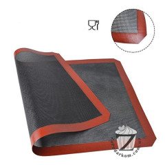 Коврик силиконовый перфорированный 40 х 30 см Airmat, черный