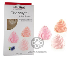 Silikomart CHANTILLY силиконовая форма 6 ячеек 73 х 62 мм