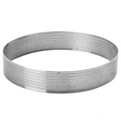 Lacor 68544 перфорированная металлическая форма кольцо для тарта 24 х 2 см