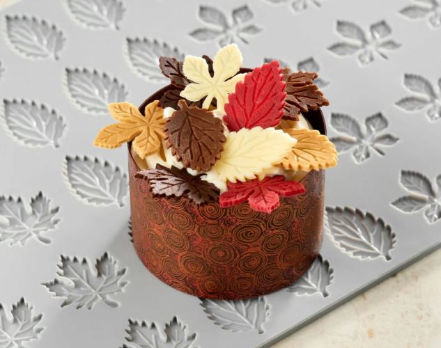 Pavoni GG077S Foliage Листики силиконовый коврик для декора 30 х 20 см