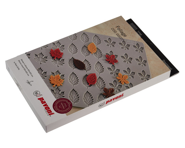 Pavoni GG077S Foliage Листики силиконовый коврик для декора 30 х 20 см
