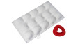 Silikomart CUPIDO 30 Сердце силиконовая форма 15 ячеек 45х44х24 мм