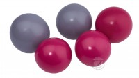 Желейные шарики микс Серые и Розовые 4-6 см, 5 шт в упаковке