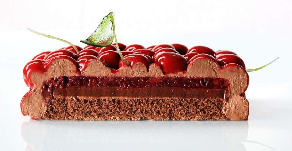Силиконовая форма Динары Касько Cherry Cake 17,5 х 17,5 х 5 см