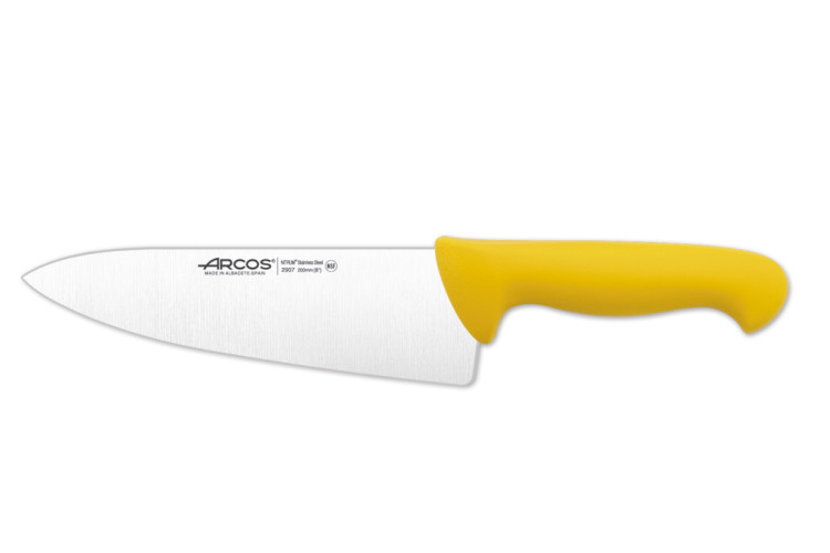 Arcos 2900 290700 нож поварской 20 см желтый
