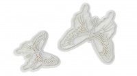 Оттиск штамп для мастики Бабочки, набор из 2х