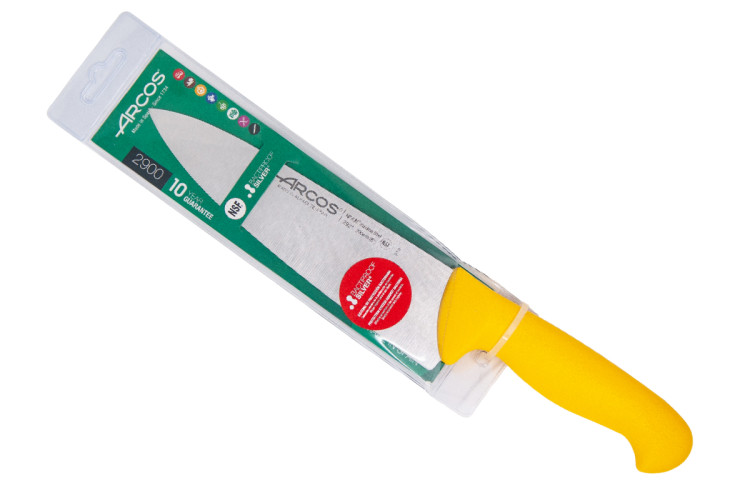 Arcos 2900 292100 нож поварской 20 см желтый