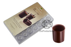 Martellato 20GU006 поликарбонатная форма для шоколада ChocoFill Round tall 27 х 31 мм