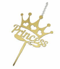 Свеча для торта - топпер Princess