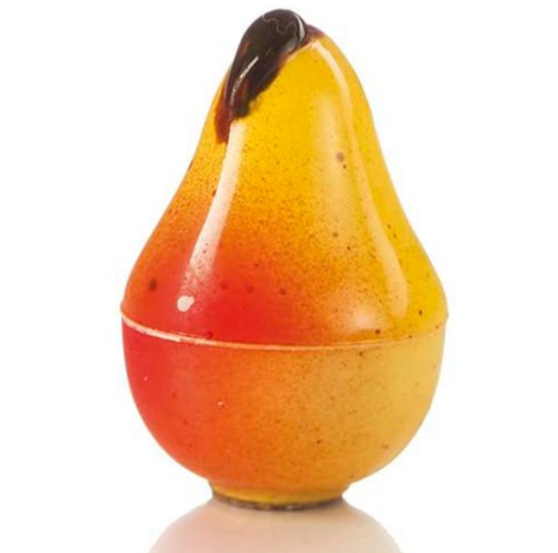 Martellato 20FRUIT02 поликарбонатная форма для шоколада Груша 26 х 36 мм