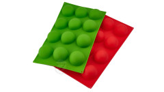 Силиконовая форма Шарики (полусферы), 46 мм 12 ячеек